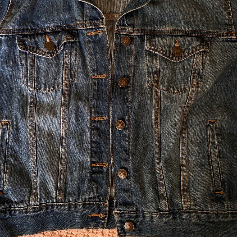 Dark Washed Denim Jacket 💙